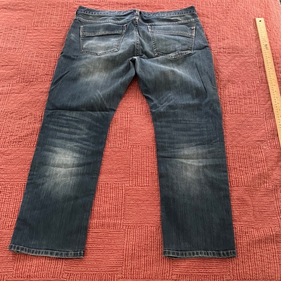 Brody Mens size W34L28.5 blue faded Jeans - Picture 13 of 15